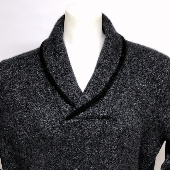 ❌❌SOLD❌❌ CASHMERE Sweater ELBOW Patches Mens XL - Picture 2 of 8